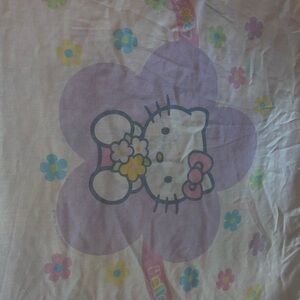 Y2K Hello kitty flower pillow case super cuteee >.<